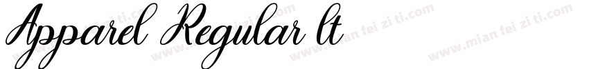 Apparel Regular lt字体转换